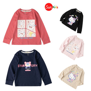 Áo dài tay bé gái, áo thu đông bé gái, áo thu đông cho bé, size 2-8 tuổi - sunkids
