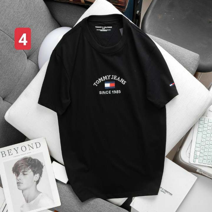 Áo thun TOMY unisex dư xịn đúng 100% cotton - Không chứa nylon