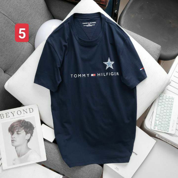 Áo thun TOMY unisex dư xịn đúng 100% cotton - Không chứa nylon