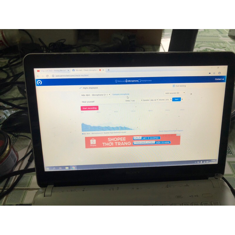 Laptop Sony Vaio SVF 142C29W i3 4Gb 320Gb VPCEG36EG ok