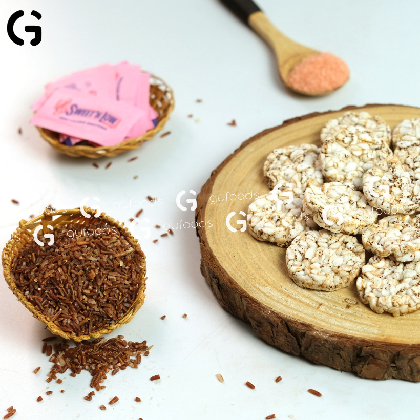Snack gạo lứt - GUfoods brown-rice diet snack with various flavors - Healthy, Convenient, Suitable for Clean eating