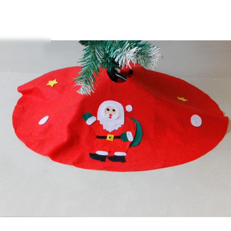 Tấm Thảm Nỉ Phủ Chân Cây Thông Loại Mỏng Trang Trí Noel Giáng Sinh