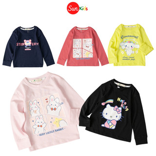 Áo dài tay bé gái, áo thu đông bé gái, áo thu đông cho bé, size 2-8 tuổi - sunkids