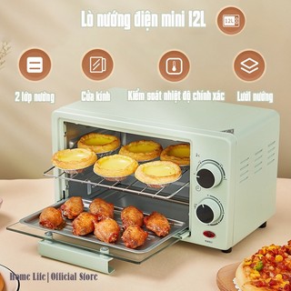 Lò nướng mini 2 tầng đa năng 12L lò nướng mini đa năng lò nướng mini dung tích 12 lít