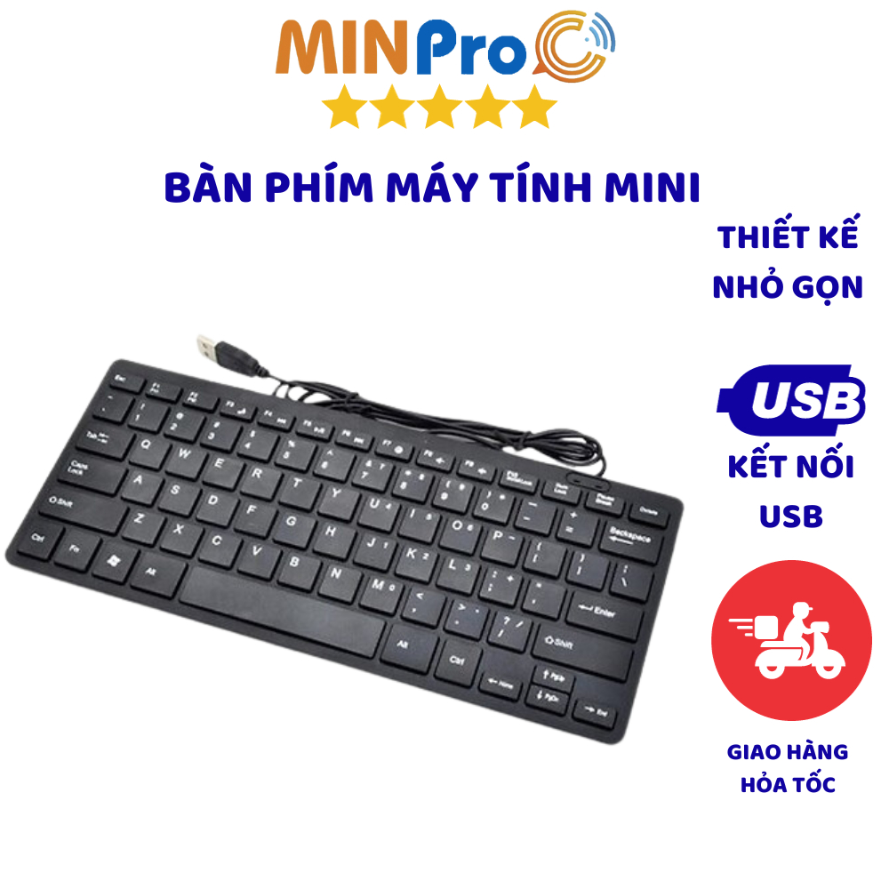 Bàn phím Mini K1000/XYD 918 USB Minpro - Full Box- Hàng chính hãng, giá rẻ, chất lượng tốt, thiết kế nhỏ gọn | BigBuy360 - bigbuy360.vn