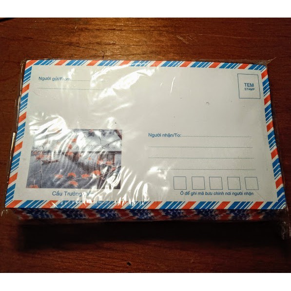 Bì thư - Phong bì bưu điện  loại dày, đẹp