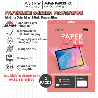 [Paperlike Astro] Miếng dán màn hình Paperlike Nhật Bản Hồng cho iPad Pro 11 Air 4 5 Gen 7 8 9