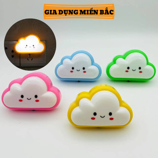 Đèn led ngủ mini hình đám mây nhiều màu sắc siêu tiết kiệm điện - giao màu ngẫu nhiên - dd003