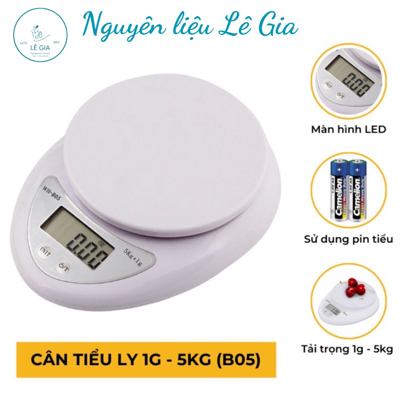 Cân điện tử Electronic Kitchen B05 5kg