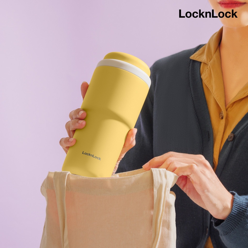 Ly giữ nhiệt LocknLock 480ml Daily Macaron Tumbler LHC3292 - Hàng chính hãng thép không gỉ 316L - JoyMall