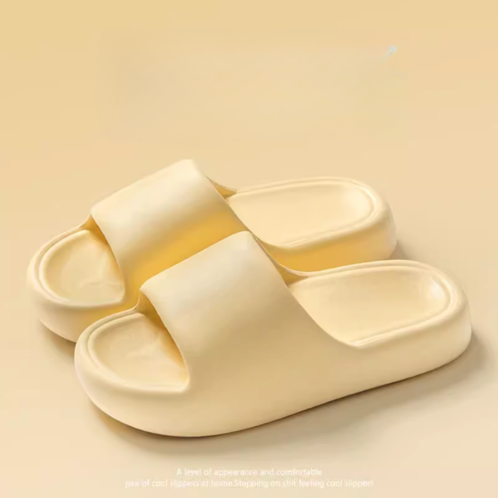 Dép nam nữ đế dày siêu nhẹ thoáng khí chống trượt phong cách Hàn Quốc đơn giản