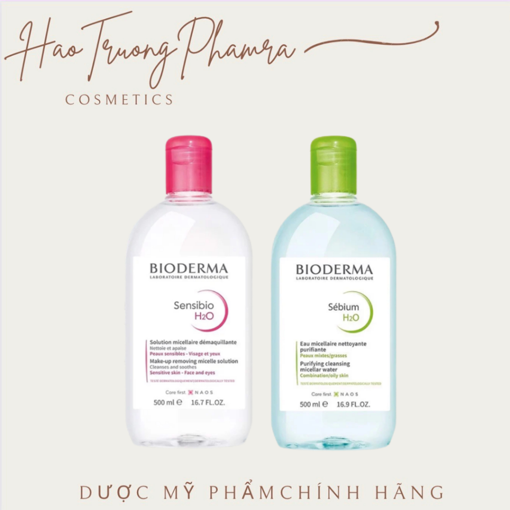 Nước Tẩy Trang Bioderma Sensibio H2O 500ML