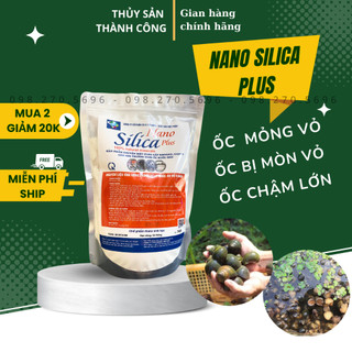 Nano silica plus việt pháp 1kg, thức ăn cho cá ốc trị mòn vỏ cho ốc