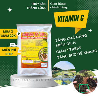 Vitamin c loại aqua c 30% cho ốc nhồi, ốc bươu đen, tăng sức đề kháng