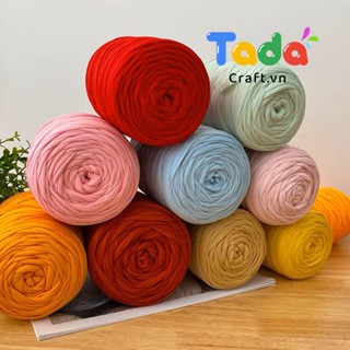 Sợi vải trơn màu T-Shirt Craft Yarn Việt Nam 250g - Tada Craft
