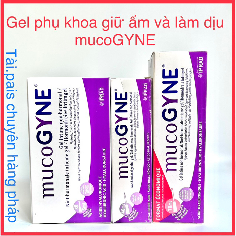 Gel phụ khoa giữ ẩm và làm dịu mucogyne - hàng pháp