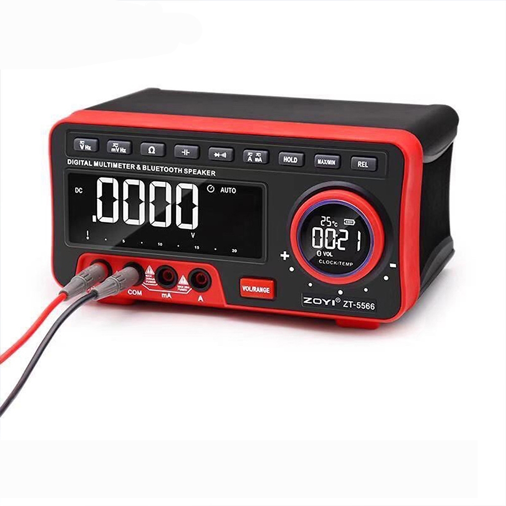 Đồng hồ đo điện vạn năng kèm loa bluetooth không dây ABG zoyi ZT-5566, ZT-5566SE đo nhiệt độ, tụ điện đa chức năng