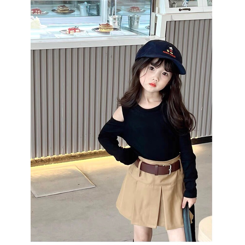 Váy +áo bé gái tay dài của mộc baby store b241 thiết kế tôn dáng cho bé 10-35kg