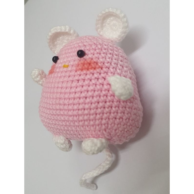 Móc khóa bằng len Chuột cute Handmade