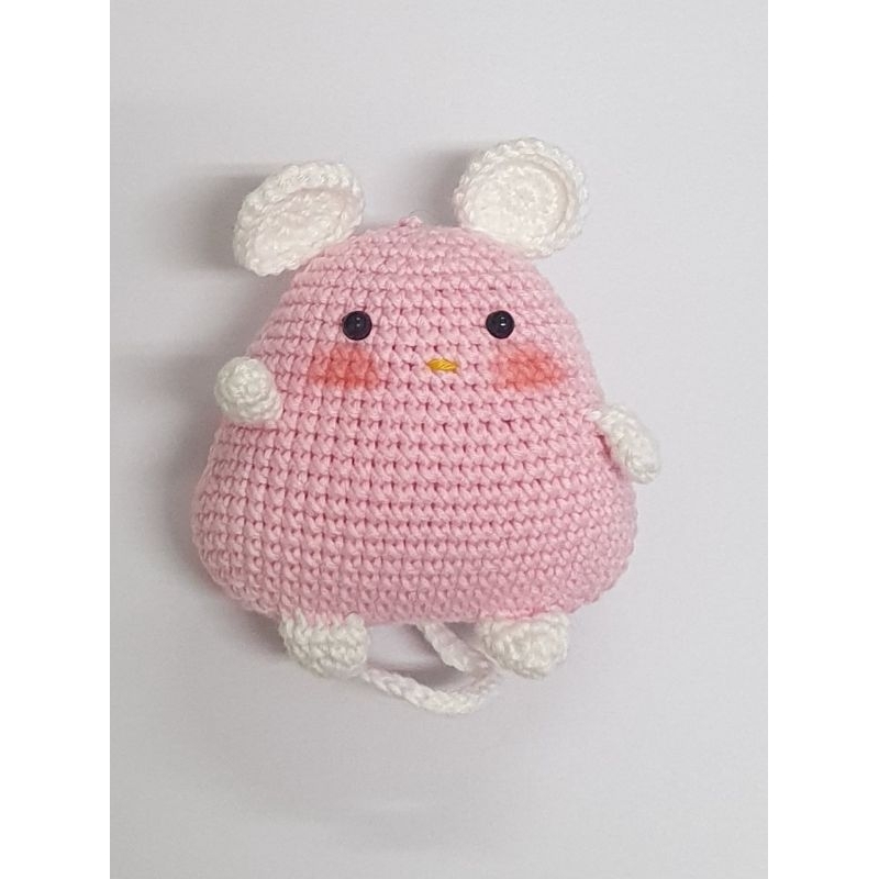 Móc khóa bằng len Chuột cute Handmade