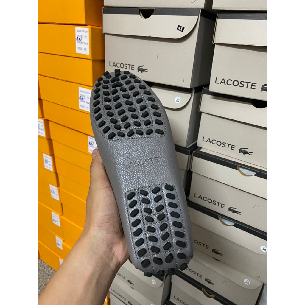 Giày Mọi Nam /Giày Lười Da Laco.ste Thời Trang Thanh Lịch