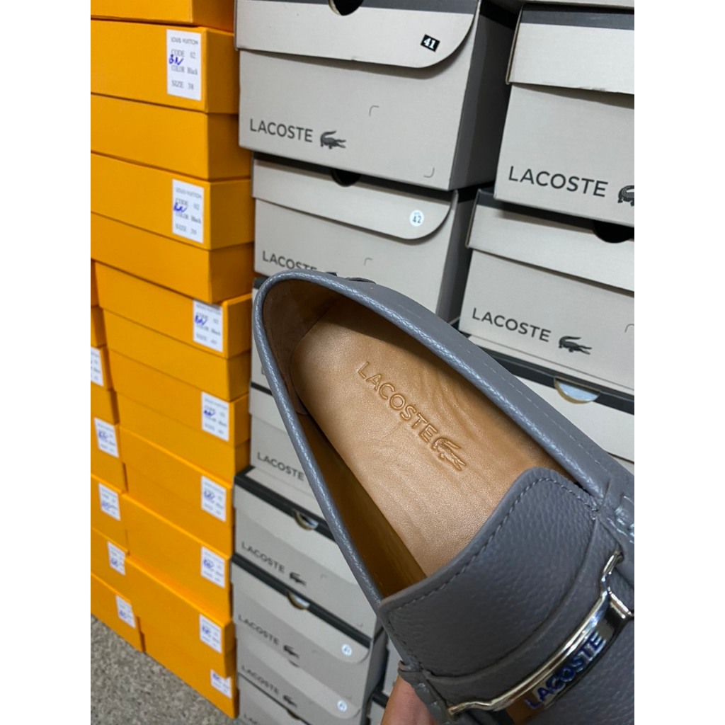 Giày Mọi Nam /Giày Lười Da Laco.ste Thời Trang Thanh Lịch