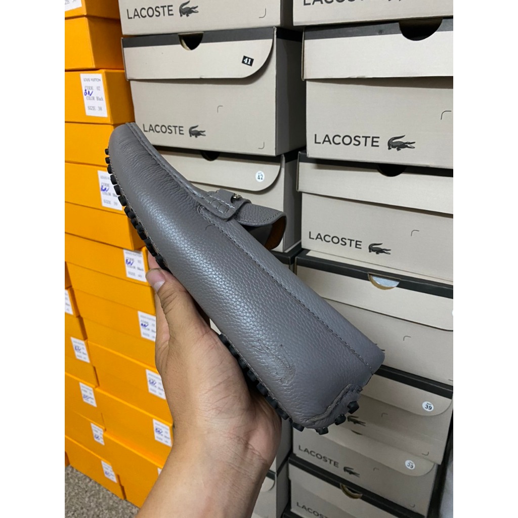 Giày Mọi Nam /Giày Lười Da Laco.ste Thời Trang Thanh Lịch