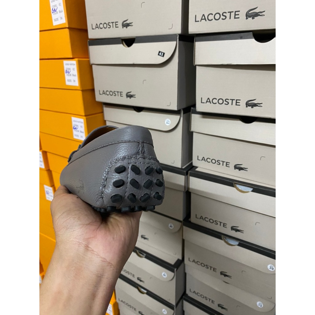 Giày Mọi Nam /Giày Lười Da Laco.ste Thời Trang Thanh Lịch