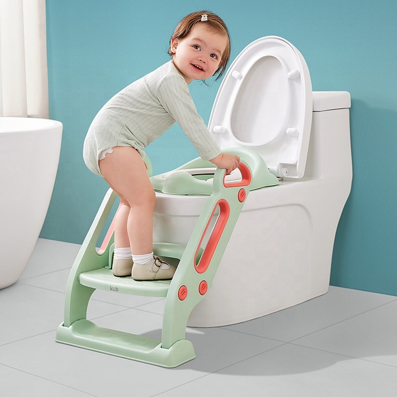 Ghế tập đi vệ sinh cho bé KUB cầu thang bô đi vệ sinh cho bé ghế toilet cho bé