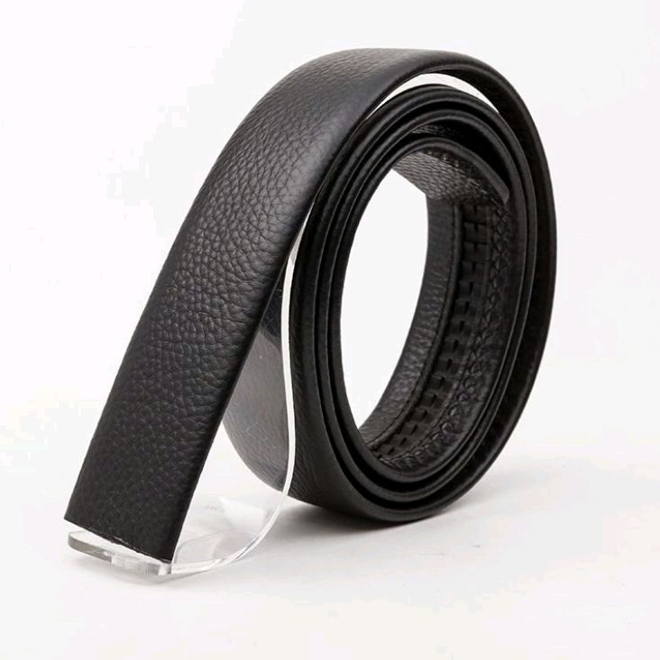 Thắt lưng da bò nhập khẩu HTK13 Bản 3.5cm dây nịt nam dùng khóa tự động răng nhựa cao cấp bảo hành 5 năm