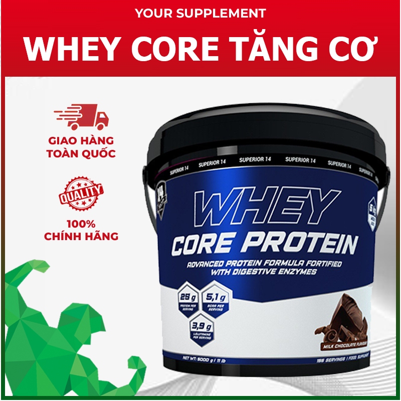 Sữa Tăng Cơ Whey Core Superior14 - 10lbs - 156 Servings