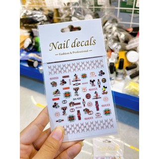 Miếng dán móng tay 3D nail sticker mickey, thương hiệu mã con vật rẻ