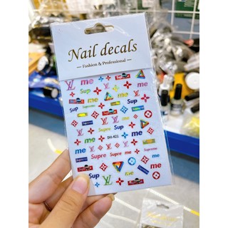 Miếng dán móng tay 3D nail sticker mickey, thương hiệu mã con vật rẻ