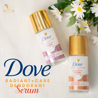 Lăn và kem  khử mùi tinh chất cao cấp Dove 3% Niacinamide dưỡng da sáng mịn đều màu 45ml