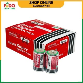 Pin trung c maxell super power ace red 1.5v