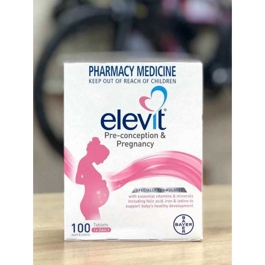 Elevit của Úc cho bà bầu 100 viên