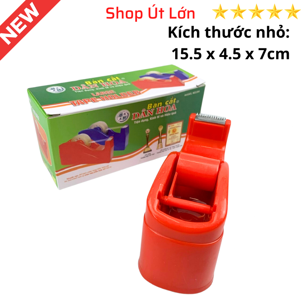 Dao Cắt băng keo văn phòng nhỏ DÂN HOA 350, loại để bàn