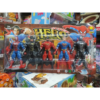 Đồ chơi siêu nhân Avengers 5 nhân vật, có đèn 283-5A