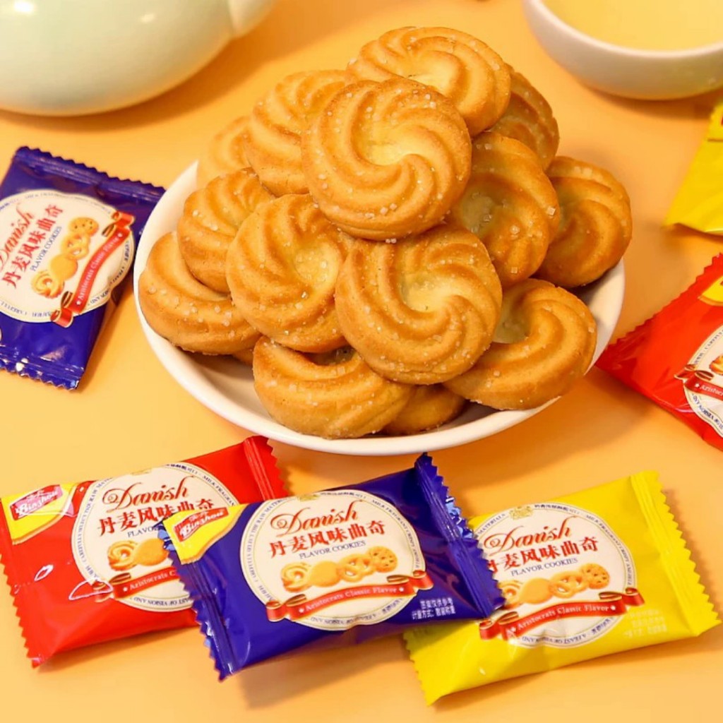 Bánh quy bơ Binzhou Denmark Flavor Cookies hương vị Đan Mạch - Gói 300gr