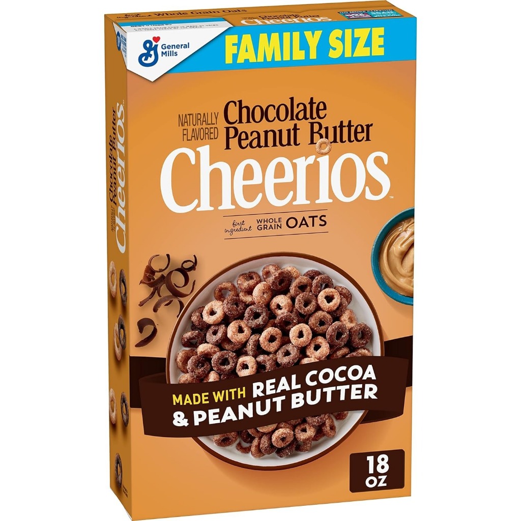 Ngũ cốc  Cheerios Chocolate Peanut Butter 510gr General Mills