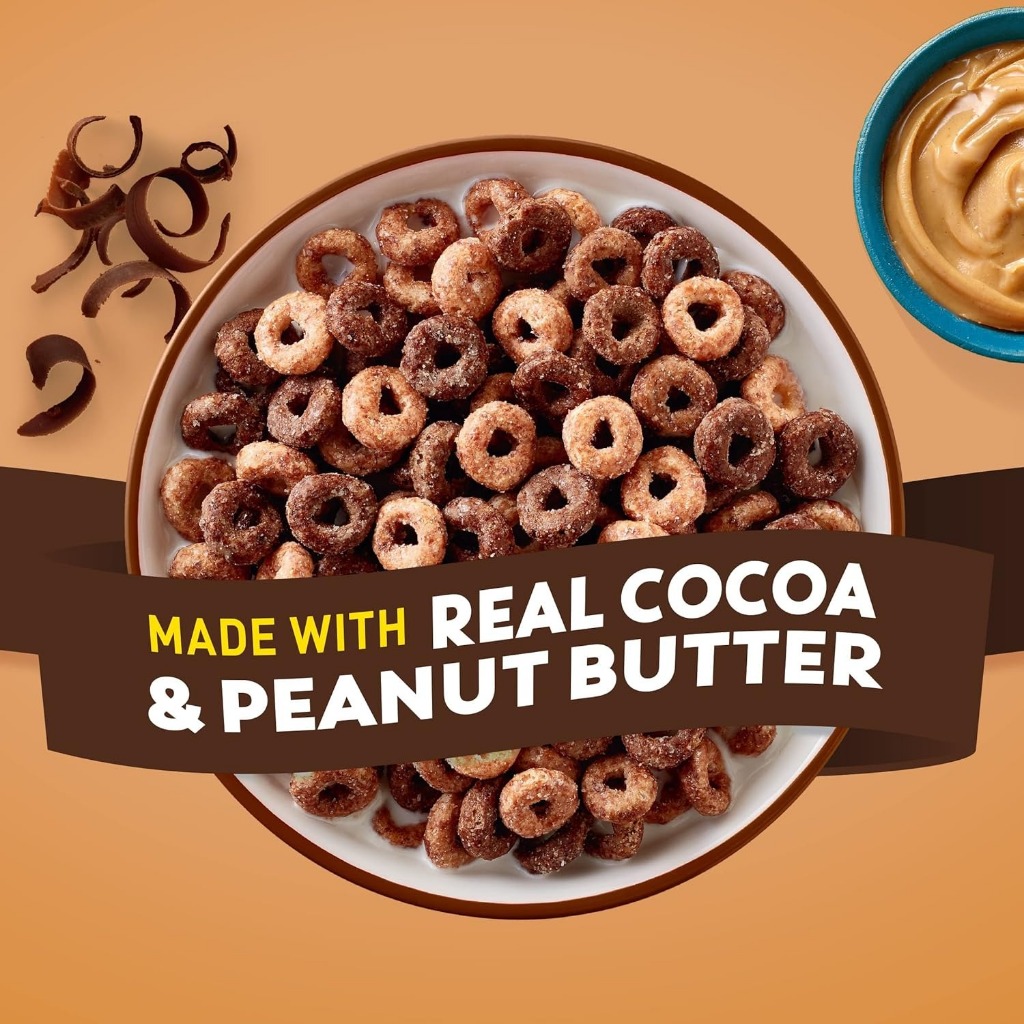 Ngũ cốc  Cheerios Chocolate Peanut Butter 510gr General Mills