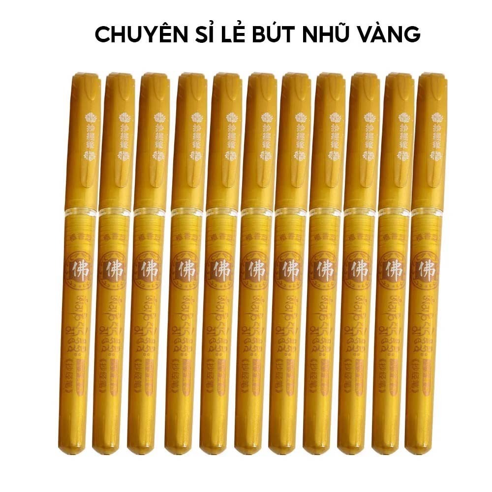 Bút nhũ vàng luyện chữ, tô tranh, chép kinh - Tuệ Nga