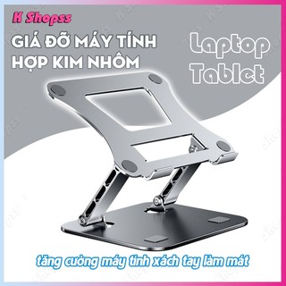 giá đỡ máy tính - Đế đỡ máy tính gấp hợp kim nhôm và silicone cho MacBook và máy tính xách tay kệ đỡ laptop