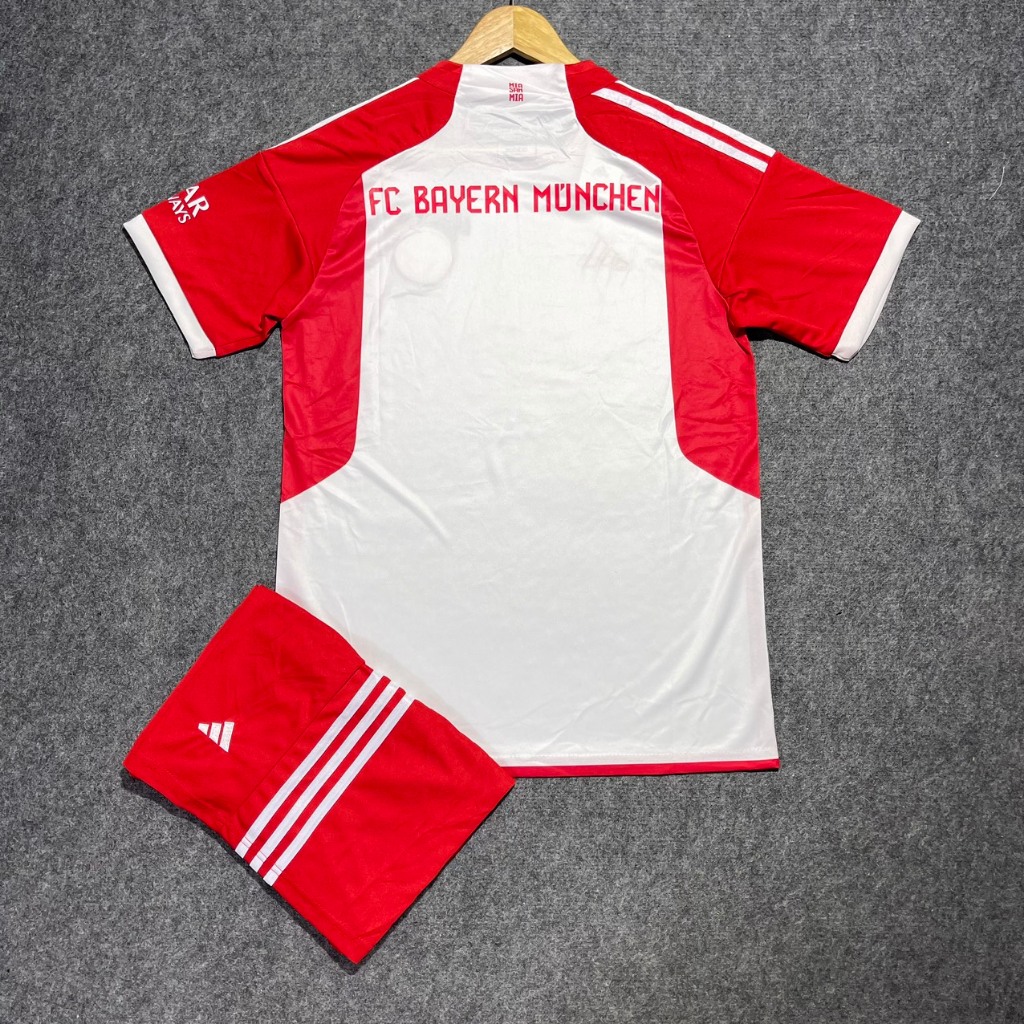 Bộ quần áo thể thao, bóng đá, đá banh CLB Bayern Munich/Bayer 2023 - 2024 vải gai Thái,mềm,mát,mịn,thấm hút mồ hôi.