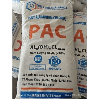 Pac 31% trắng chất trợ lắng xử lý nước 5kg
