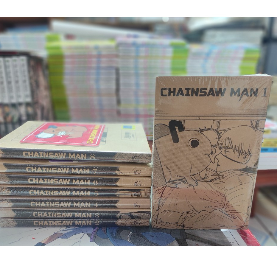 Chainsaw man 1 đến 11 nguyên seal, hình thức khá, giá rẻ, tặng thêm 1 2.