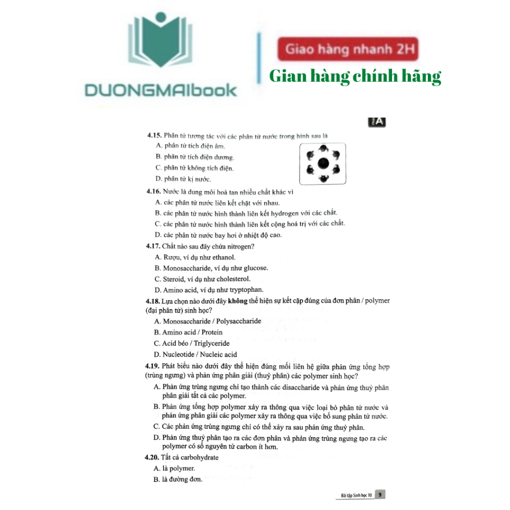 Sách - Bài tập Sinh học 10 Cánh Diều