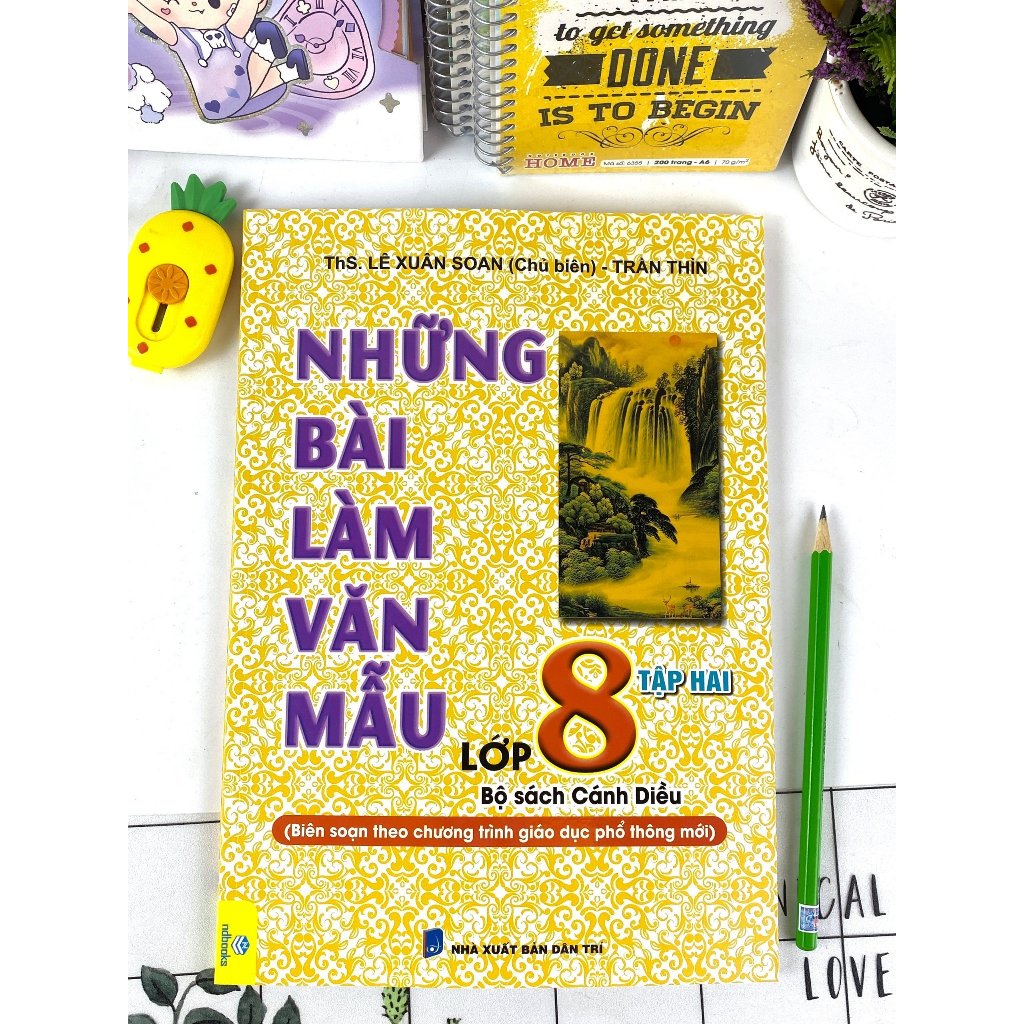 Sách - Combo 2 cuốn Những Bài Làm Văn Mẫu Lớp 8 - Cánh Diều - ndbooks