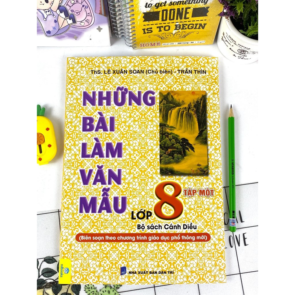 Sách - Combo 2 cuốn Những Bài Làm Văn Mẫu Lớp 8 - Cánh Diều - ndbooks