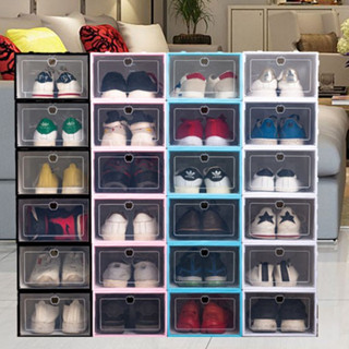 Combo 6 Hộp đựng giày nhìn xuyên có nắp – Hộp nhựa để giày đựng giày xếp tầng - Có lẻ 1